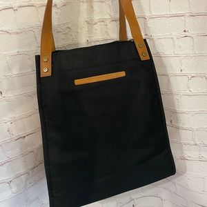 Thirty one classic style tote black/caramel